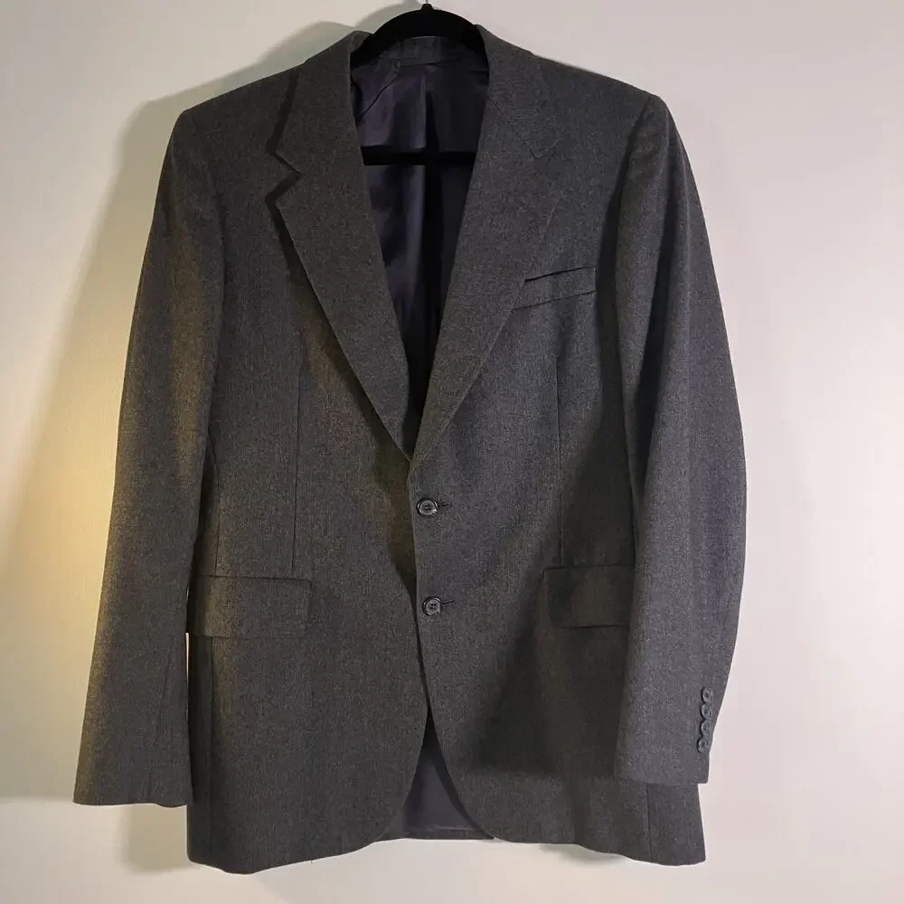 Hickey Freeman Blazer Mens 40? Wool Boardroom Collection Lion Single‎ Breasted